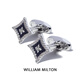 WILLIAM MILTON Stars and Sea Cufflinks Men's Light Luxury Cuff Nails Customized Gifts High-End Cuff Nails Gift Box Angel Guardian