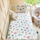 Baby mattress type A maternal and infant grade children's kindergarten special mat quilt newborn changing table mat baby mattress Happy Ocean thermal storage and warmth fluffy and soft 70*160cm cotton core cushion cover + cotton core