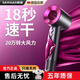 Sawang Germany Hair Dryer Home Silent Negative Ions High Power Non-Hazardous Hair Care Hair Dryer Leafless Hair Dryer Quick-drying Hotel Hair Salon Girlfriend Wife Portable Style Rose Red Five Wind Nozzle 3 Billion Negative Ions Chinese Valentine's Day Gift