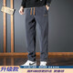 Chenille casual pants men's autumn and winter straight loose sports pants plus velvet thickened corduroy sweatpants long trousers factory direct sales high quality clearance K73 plus velvet dark gray XL recommended weight 115-125 Jin Jin equals 0.5 kg can be worn