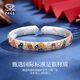 Chinese jewelry (Sino gem) silver bracelet for women, pure silver bracelet, solid silver jewelry, birthday and New Year gift for girlfriend, wife, mother