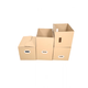 Japanese Unprinted Carton Moving Cardboard Storage Packing Box Overseas Hand-made Hard Buckle Organizing Artifact German Design Glue-free 5 pieces German Design 40*30*30cm 5 layers hard with plastic buckles