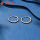 LIU GUI FU JEWELRY platinum earrings Meng Shining pt950 platinum earrings fashion earrings PT0200103 2.90g