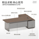 Zhongsheng Office Furniture Light Luxury High-end Boss Desk Office Simple Modern Manager Desk E0 Class Environmentally Friendly Boss Desk and Chair 2.2 Meter Table Type B - No Light + 2.4 Meter File Cabinet