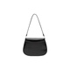 PRADA Enamel Triangle Logo Leather Handle Magnet Leather Armpit Bag Hand Shoulder Bag Women's Black Basic Pack (Bag + Dust Bag)