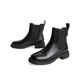 Tianmeiyi Short Boots Plus Velvet Women's Chelsea Boots Warm Women's Boots Black - Velvet Lining 25 Hot Sale Returns 37