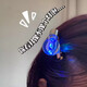 Luminous light bulb hairpin female personality creative photo prop duckbill clip side bangs broken hair clip headdress light-emitting color-changing light bulb hairpin 1
