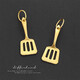 Mobile phone pendant golden shovel keychain small pendant TFT peripherals one golden shovel