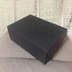 Double-sided black paper box suit gift box shoe box packaging custom birthday gift box wallet box counter gift box (10 pieces) 32*23*11cm double-sided black
