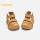 Balabala children's toddler shoes high-top snow boots for boys plus velvet thickened sports boots 2025 autumn and winter shoes 209425145215
