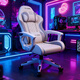 Nettu e-sports chair computer chair home comfortable sedentary office reclining dormitory ergonomic chair lifting game seat reclining Xiaoyao Moon Shadow Gray MAX-latex model