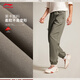 Li Ning Wade Series | Warm and waterproof sports trousers with velvet for men, 25 new style, versatile and loose sports pants, palm wood brown-3 L