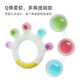 Haakaa (haakaa) baby teething stick chew gum baby oral silicone toy 4 months and above 6 months, palm teeth fixator, colorful Ferris wheel + colorful palm (comes with hanging strap and storage box)