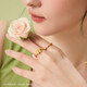 Chow Sang Sang Gold Ring Pure Gold Flower Live Gold Ring Women's 20929R Price 3.1g