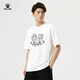 KELME short-sleeved T-shirt men's summer new pure cotton loose casual short t football trendy cultural shirt 9224TX1057 white XL