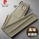 Pierre Cardin 2025 New Men's Casual Pants Spring and Autumn Style Sports Pants Men's Loose Straight Velvet Pants Spring Men's Pants Autumn and Winter Khaki Green Spring and Autumn Style M