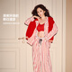 
Victoria's Secret (Victoria's Secret) The same style as Yang Mi and Tian Xiwei, the home vacation, Tiansi soft long sleeves, long pants, pajamas set, home clothes are not easy to wrinkle