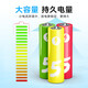 Xiaomi's same color High Energy Rainbow Carbon Battery No. 5 Battery Watch Toy Calculator Battery No. 7 Battery Air Conditioner Remote Control Mouse/Random Color High Energy Rainbow Carbon No. 5 12 Capsules + No. 7 12 Capsules