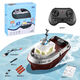 OTHER water-playing remote control tug boat waterproof charging remote control ship simulation boy toy model children's RC toy gift 12 cm - mini remote control tug boat - gift box, battery life about 30 minutes