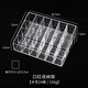 Kaximu lipstick storage box dust-proof desktop cosmetics nail polish with lid transparent acrylic lip glaze lipstick storage rack with lid 18 compartments