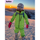 KuFeng KuFeng (Kufun) children's men's and women's ski clothing, new ski clothing tops, double board equipment, Aurora purple overalls, fast delivery 110cm 110
