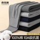 Yu Zhaolin pure cotton thermal pants men's autumn pants men's 10A antibacterial inner wear bottoming pants underpants cotton wool pants autumn and winter