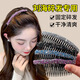 Adult broken hair management artifact rhinestone forehead side bangs broken hair comb hairpin female 2025 new hairpin black 11cm - full diamond comb 1