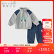 David Bella boys' trousers suit children's sports sweatshirt two-piece set spring and autumn baby clothes