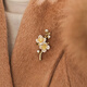 Idel plum blossom hairpin for women 2025 new hairpin Chinese style brooch hairpin gift box set practical gift for girlfriend H526 Qingya plum blossom brooch 3-piece set