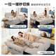 CHEERS removable and washable sofa bed folding all-in-one dual-purpose small apartment living room study sofa white moonlight 6325 1.61m