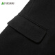 Shanshan 100% wool down jacket pure wool woolen coat men's autumn and winter thickened mid-length coat work wear
