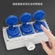 MPPMCK explosion-proof switch 220V380V three-hole five-hole industrial ten-hole fifteen-hole 10A16A surface-mounted explosion-proof 10A five-hole socket