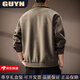 GUYN High-End Brand Men's American Retro Corduroy Jacket Men's 2025 Autumn Lapel Loose Casual Jacket Men's Army Green Army Green 2XL 185