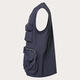 OAKLEY Men's Vest Warm Windproof Workwear Nylon Outdoor Cycling Vest Casual Graphite One Size | SMALL