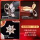 Sangma high-end brooch gift box fashion versatile corsage pin 2025 new women's birthday gift for girlfriend and wife high-end luxury bright brooch 3 pieces gift box