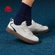 Kappa -Frauenschuhe, Low Top Board -Schuhe, weiche Sohle von Frauen 2025 Herbst Neue, vielseitige weiße Schuhe lässige dicke Sohle für Frauen, Winter weiß/dunkelblau, Single -Layer 38 (235 mm)