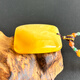 Yuzhi 1 item 1 certificate 1 shot natural Russian raw ore unoptimized beeswax Wushi brand pendant amber pendant 9.34g G761 orphan about 37*32*10mm
