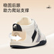 Tyranis winter girls' velvet warm cotton shoes baby functional shoes boys' non-slip baby shoes step-by-step shoes white/grey/black 21