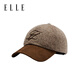 ELLE Wool Duck Hat Women's Autumn and Winter Fashionable Versatile Sunscreen Showing Face Small Sunshade Baseball Cap