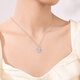 Century Yuan Wufu Flower Platinum Pendant PT950 as a birthday gift for your girlfriend, weight 2.2-2.22g