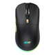 Acer Gaming-Maus mit drei Modi, kabelgebunden, kabellos, Bluetooth, RGB, Akku, programmierbarer Makrotreiber, Notebook, Desktop-Computer, Mobiltelefon, Tablet, IPAD, Büro, universell, Schwarz, Gold, Originalphase 3311-1K, Rücklaufquote 24000 DPI