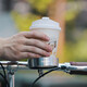 Captain Tas bicycle coffee cup holder road bike milk tea cup holder adjustable aluminum alloy handlebar water bottle holder silver