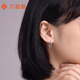 LIU GUI FU JEWELRY platinum earrings Meng Shining pt950 platinum earrings fashion earrings PT0200103 2.90g