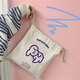 Sac en tissu de Rui Dad Sac de rangement Sac de rangement Voyage Portable Sac à coussin DrawString Sac à coussin Tie Pocket Canvas Canvas Pocket en boucle en peluche [25 * 27cm]