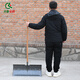 Qilu Anran snow shovel, manganese steel quenching, snow pushing board, property road snow removal board, grain shovel, wheeled, 700 wide