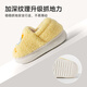 Pig Daddy Children's Cotton Slippers 1-3 Years Old Boy's Home Indoor Non-Slip Warm Baby Soft Soled Cotton Shoes Yellow 19