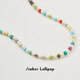 Amber Lollipop white Baihe same necklace women's dopamine clavicle necklace anniversary birthday gift for girlfriend and wife color (freshwater pearl)