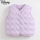 Disney (Disney) baby down cotton vest autumn and winter boys and girls Korean style waistcoat infant vest inner wear children new style black 90