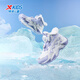 Xtep Children's Shoes Girls Large Cotton Fluffy Marshmallow Cotton Shoes Winter Wetland Anti-Slip Shoes Sail White/Snow Blue Purple 37