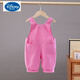 Disney (Disney) Girls Spring Style Cotton Overalls New Spring and Autumn 1-2 to 3 Years Old Baby Warm Jumpsuit Baby Pants Pink 100 Available